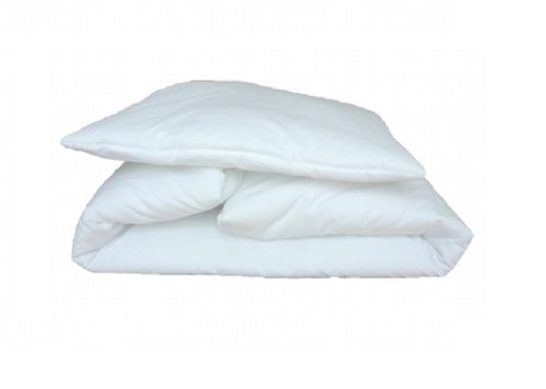 Baby's Comfort - Piumino/trapunta e cuscino per lettino, 120 x 90 cm