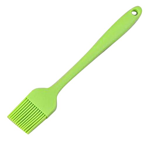 Namgiy, pennello da cucina in silicone per pasticceria e barbecue, 21 cm, colore casuale 21 cm Verde