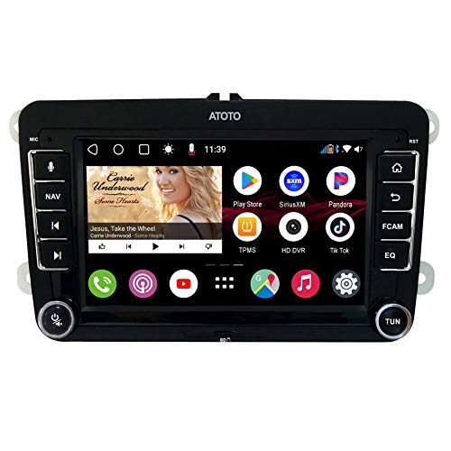 [Per Volkswagen/VW] ATOTO S8 Pro S8VWA75P,video/navigazione Android integrati nel cruscotto,doppio Bluetooth con aptX HD,Connessione telefonica,QLED,Parcheggio VSV, Supporto 512GB SD e altro