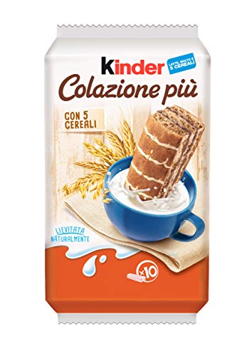 Kinder Colazione Più, confezione da 10 merendine - 290 gr