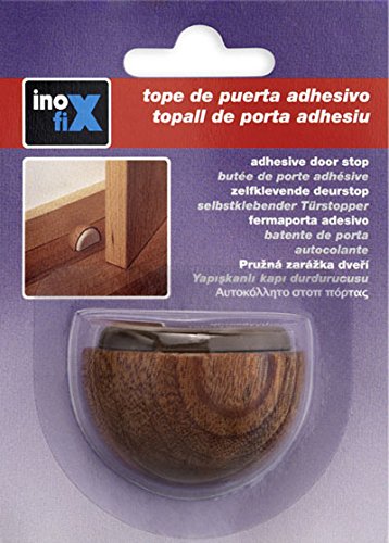 Inofix M258376 - Blocca porta in legno, con adesivo 2039-0a sapelly