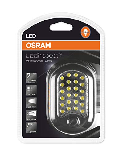OSRAM LEDinspect HOME MINI 125, lampada da lavoro a LED alimentata a batteria, LEDIL202, in particolare per lavori su veicoli nei garage, scatola di cartone (1 pezzo)