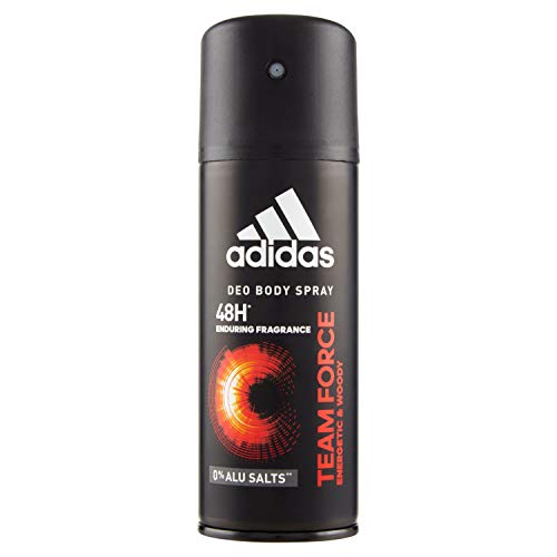 Adidas, Team Force Deodorante Spray Uomo, 24 Ore di Freschezza, 150 ml