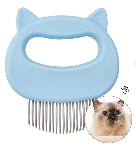 Johiux Relaxing Cat Comb, Massager Pet Brush Dog Hair Removal Open Knot Massage Combustina Pet Pet Brush– Grooming &uh Massaggio Shedding Brush for Short *Hair Long
