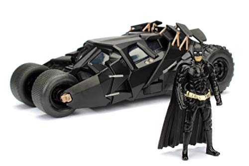 Batman The Dark Knight Batmobile in scala 1:24 con personaggio di Batman in die cast