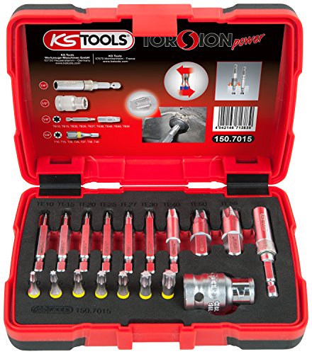 KS Tools 150.7015-Serie di estrattori per Viti TX Speciali 1/4