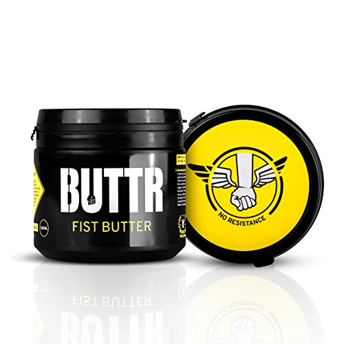 BUTTR Fisting Butter (500 ml) Burro lubrificante per fisting, lubrificante anale liscio e denso per la massima lubrificazione, inodore e piacevolmente cremoso sulla pelle, adatto per il sesso vaginale
