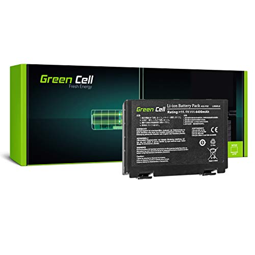 Green Cell® Standard Serie A32-F82 A32-F52 Batteria per Portatile ASUS K50 K50AB K50C K50i K50IJ K50iN K51 K51AC K70 K70IJ K70IO (6 Pile 4400mAh 10.8V Nero)
