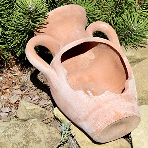 Anfora vaso per piante e fiori in Terracotta 100% made in Italy lavorato a mano interno casa esterno giardino