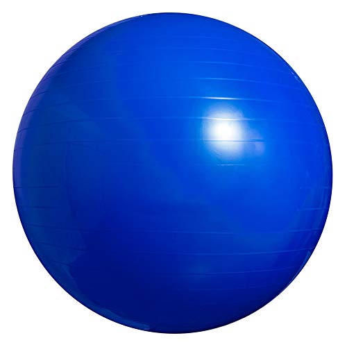 JUODVMP Palla Fitness 45cm/55cm/65cm/75cm/85cm Palla Yoga Anti-Scoppio con Pompa per Fitness Gravidanza Palla Yoga Seduta,Blue