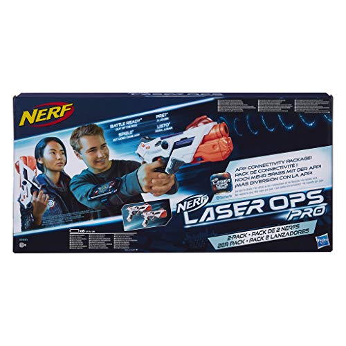 Hasbro Pistola Laser Modello: Nerf Ops Alphapoint, Confezione da 2 Pezzi, Codice dell’Articolo: E2281