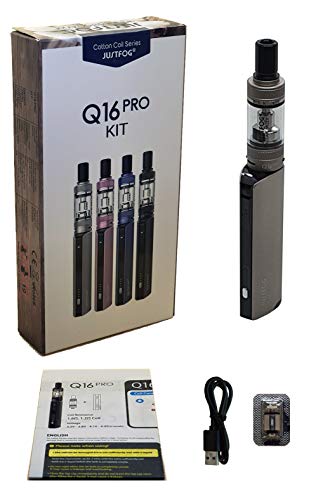 Justfog nuova sigaretta elettronica Q16 PRO 900mAh (prodotto senza nicotina) (ARGENTO)