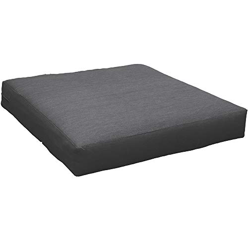 Beo LKP 60x60PY202 - Cuscino per divano, con chiusura lampo e tessuto idrorepellente, 60 x 60 cm, colore: antracite