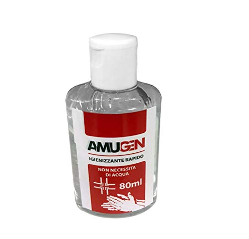 Gel igienizzante mani flacone 80 ml Amugen Codice: AMUG80