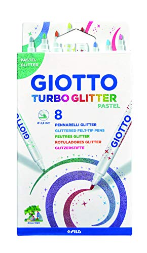Giotto 4263 00 – Pennarelli Glitter, Schreibwaren