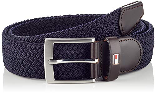 Tommy Hilfiger New Adan Belt 3.5cm Cintura, Blu (Sky Captain 422), 9 (Taglia Produttore: 105) Uomo