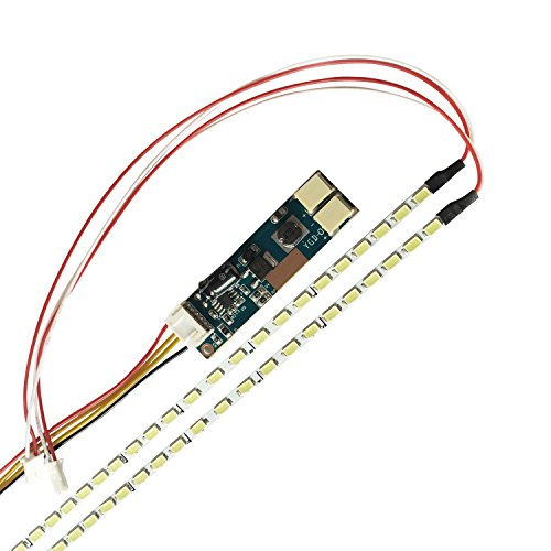 REFURBISHHOUSE Evidenziare universale Kit dimmerabile a LED Backlight lampade Aggiornamento regolabile luce a LED per LCD 2 LED Strips