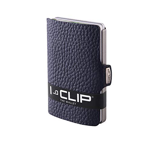 I-CLIP ® Portafoglio Pure Blu notte (Disponibile In 5 Versioni)