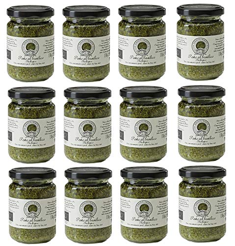 Azienda Agricola Prunotto Mariangela Pesto Biologico al Basilico - 12 Vasetti da 130 g