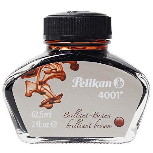 Pelikan 329185 – Inchiostro, 62.5 ml, colore: marrone lucido