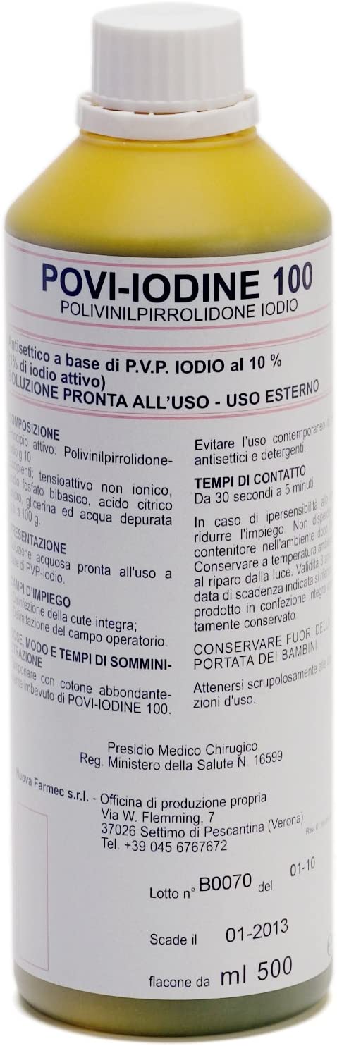 Pharma[+] IODOPOVIDONE 500 ml - disinfettante Antisettico