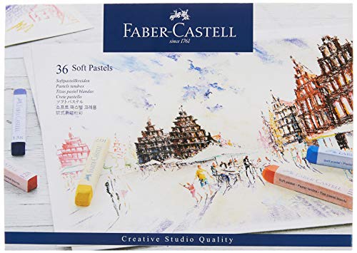 Faber-Castell 128336 - Astuccio da 36 pastelli Morbidi Studio Quality
