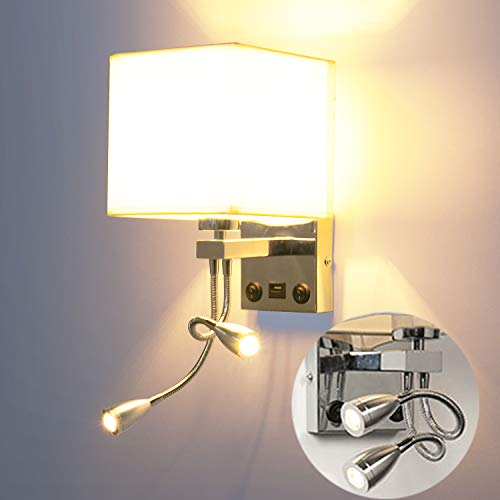 Applique da Parete Interno Lampada da Parete LED in Alluminio