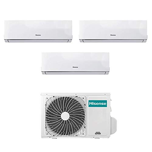 Condizionatore Climatizzatore Trial Split Inverter Hisense New Comfort 9000+9000+12000 9+9+12 Btu A++ 3AMW58U4SZD1