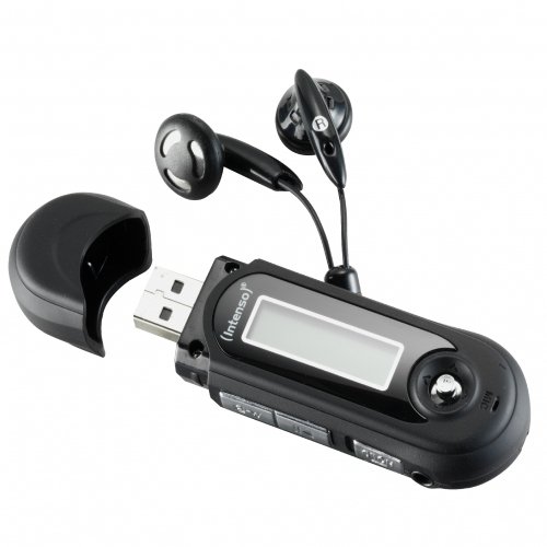 Intenso Music Walker - Lettore MP3, 8GB Nero, con Auricolari