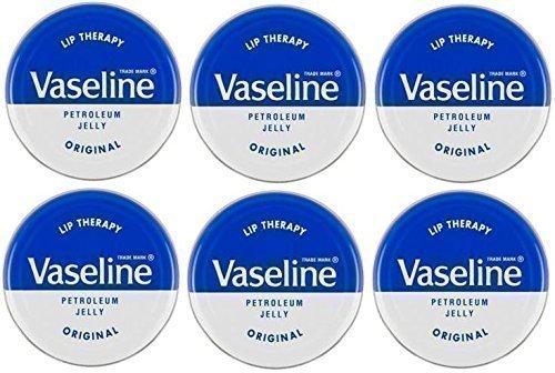 Vaseline Lip Therapy - Vaselina per labbra originale, 20 g x 6 barattoli