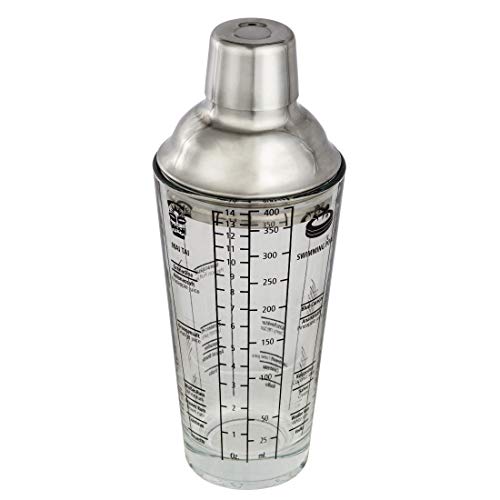 Hama Cocktail-Shaker aus Glas, 400 ml