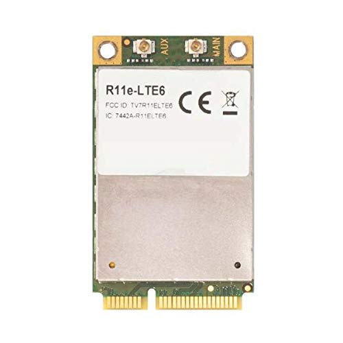Mikrotik R11e-LTE6-2G/3G/4G/LTE - Scheda miniPCI con 2 Porte e Prese FL
