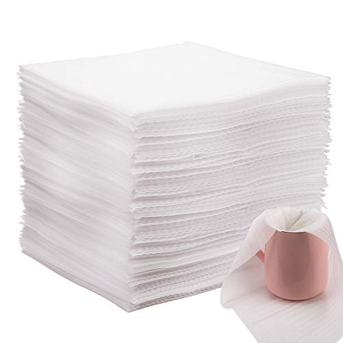 AIEX 100 Pezzi Packing Foam Wrap Sheet Fogli Schiuma Materiale da Imballaggio per Piatti, piatti, bicchieri, tazze