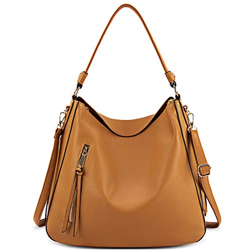 NEWHEY Borsa a Mano Donna PU Pelle Borsa Tracolla Grande Borse a Spalla Impermeabile Hobo con Staccabile Tracolla per Shopping Lavoro Scuola