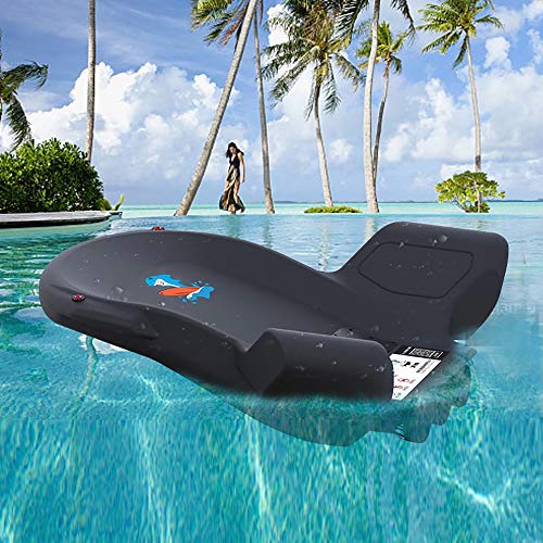 ZUEN Acqua Scooter Elettrico Subacqueo Elica Attrezzatura per Immersione Piccola Acqua Barca Nuoto Sport Acquatici Articoli ausiliari,Black