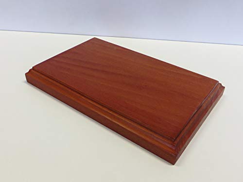 Base in legno di faggio per modellismo , diorami , collezionismo , CM 11 x 18