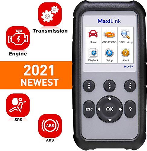 Autel Maxilink ML629 OBD2 Scanner Diagnostica Auto OBDII Trasmissione del Motore SRS ABS Ricerca DTC Prova Pronta