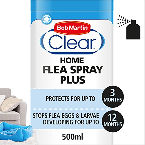 Bob Martin Spray per pulci Home Flea Spray Plus, per la casa, 500 ml