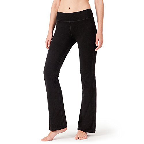 NAVISKIN Pantaloni Sportivi Tuta da Donna a Gamba Larga con Tasche, Pantaloni Elastica, Pantaloni Flare Lunghi per Yoga, Ginnastica, Danza, Fitness, Palestra, Allenamento e Meditazione ECC