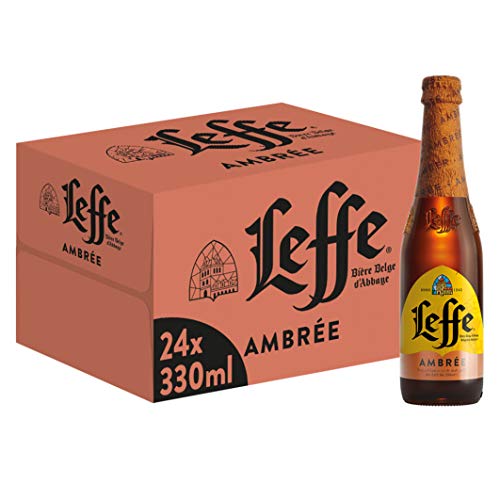 Leffe Ambree Birra, Bottiglia - Pacco da 24 x 330 ml
