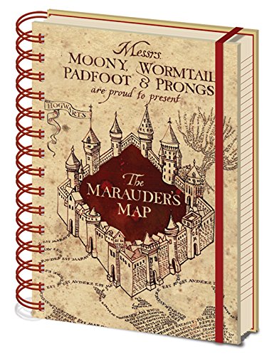 A5 Notebook Harry Potter (the Marauders Map)