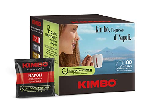 Kimbo Cialde Compostabili Napoli - 100 Cialde