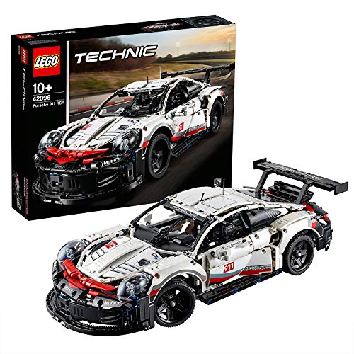 LEGO Technic Porsche 911 RSR, Sviluppata in Collaborazione con Porsche, Autentico Modello, Set di Costruzioni per Ragazzi di 10 Anni e Veri Appassionati di Automobili e Motori, 42096