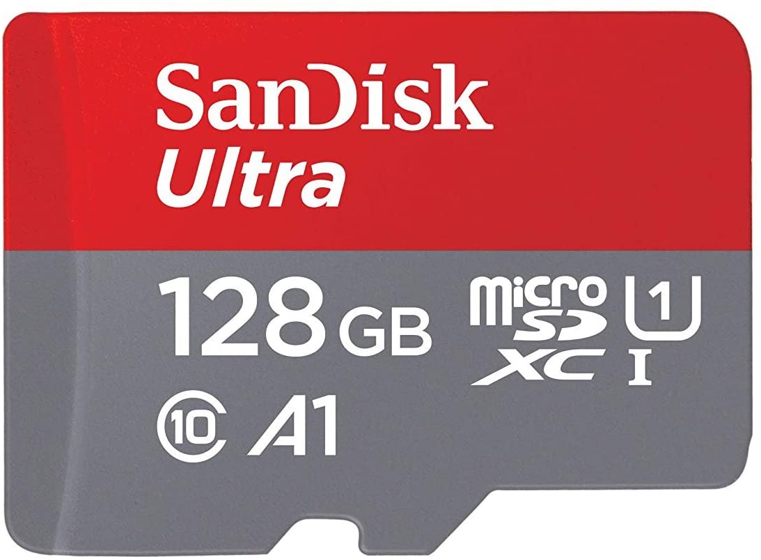 SanDisk Ultra Scheda di Memoria MicroSDXC da 128 GB e Adattatore, con A1 App Performance, Velocità fino a 100 MB/sec, Classe 10, U1 (Nuova versione)