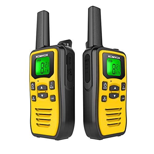 Professionali Ricetrasmettitori Radiocomunicazione Walkie Talkie PMR Ricaricabile Ricetrasmittenti Adulti Bambini, 8 Canali VOX Monitor Ricetrasmettitore