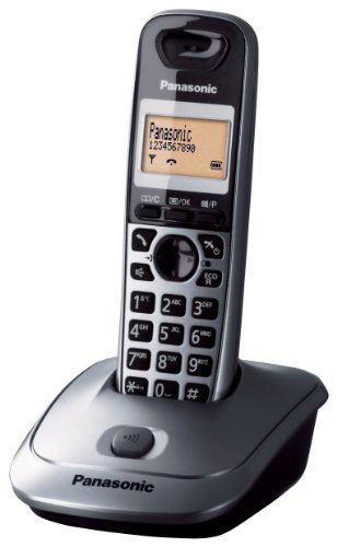 Panasonic KX-TG2511JTM Telefono Cordless DECT Quality Premium, Rubrica da 50 voci, Antracite Metal