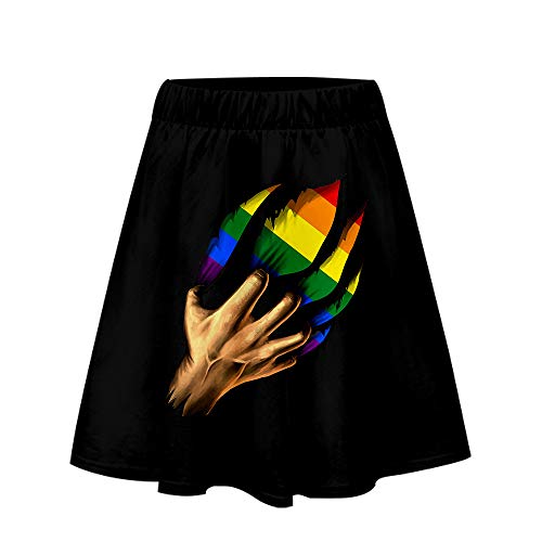 APHT LGBT Lesbiche Gay Pride Rainbow Dress Gonna Lingerie Affascinante Partito Clubwear Minigonna Skirt