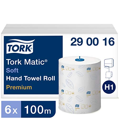 Tork Matic Soft Rotolo di Carta Asciugamani Premium, 16 Rotoli