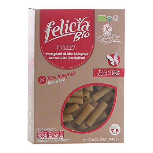 Felicia Tortiglioni Pasta di Riso Integrale - 340 gr