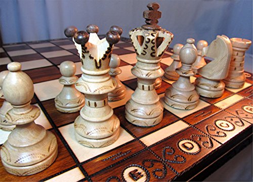 Chessebook Gioco Scacchiera di Legno 52 cm